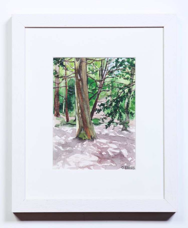 Day 13 'Dappled Light' framed - Image 2