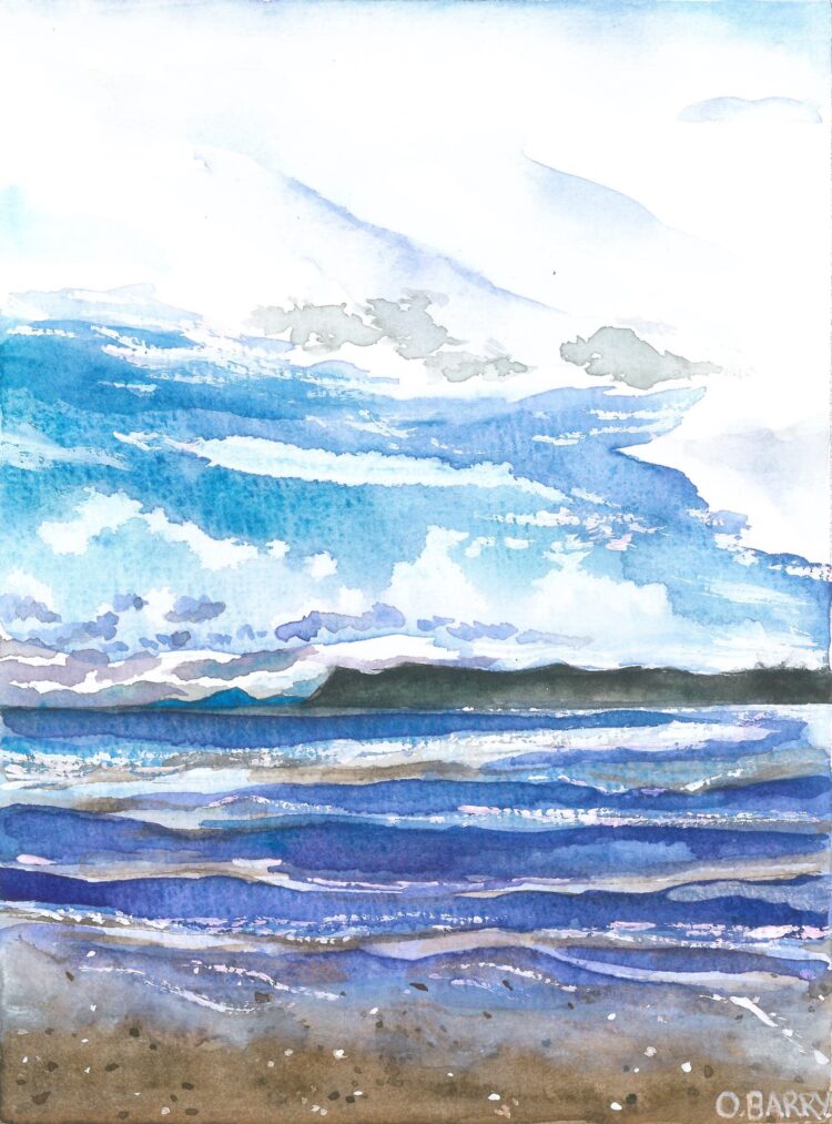 Day 6 'Fairhead' framed