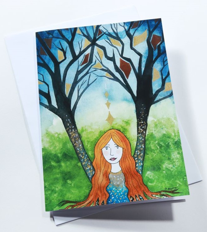 'Growing up in the World' card